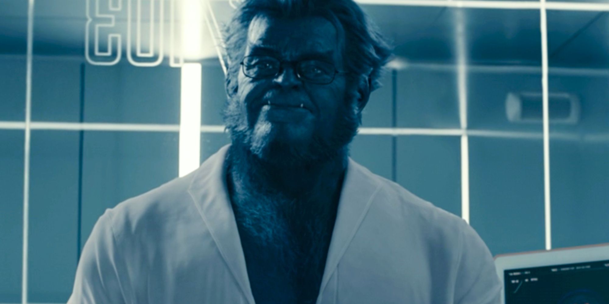 Beast nella scena post-credit de The Marvels