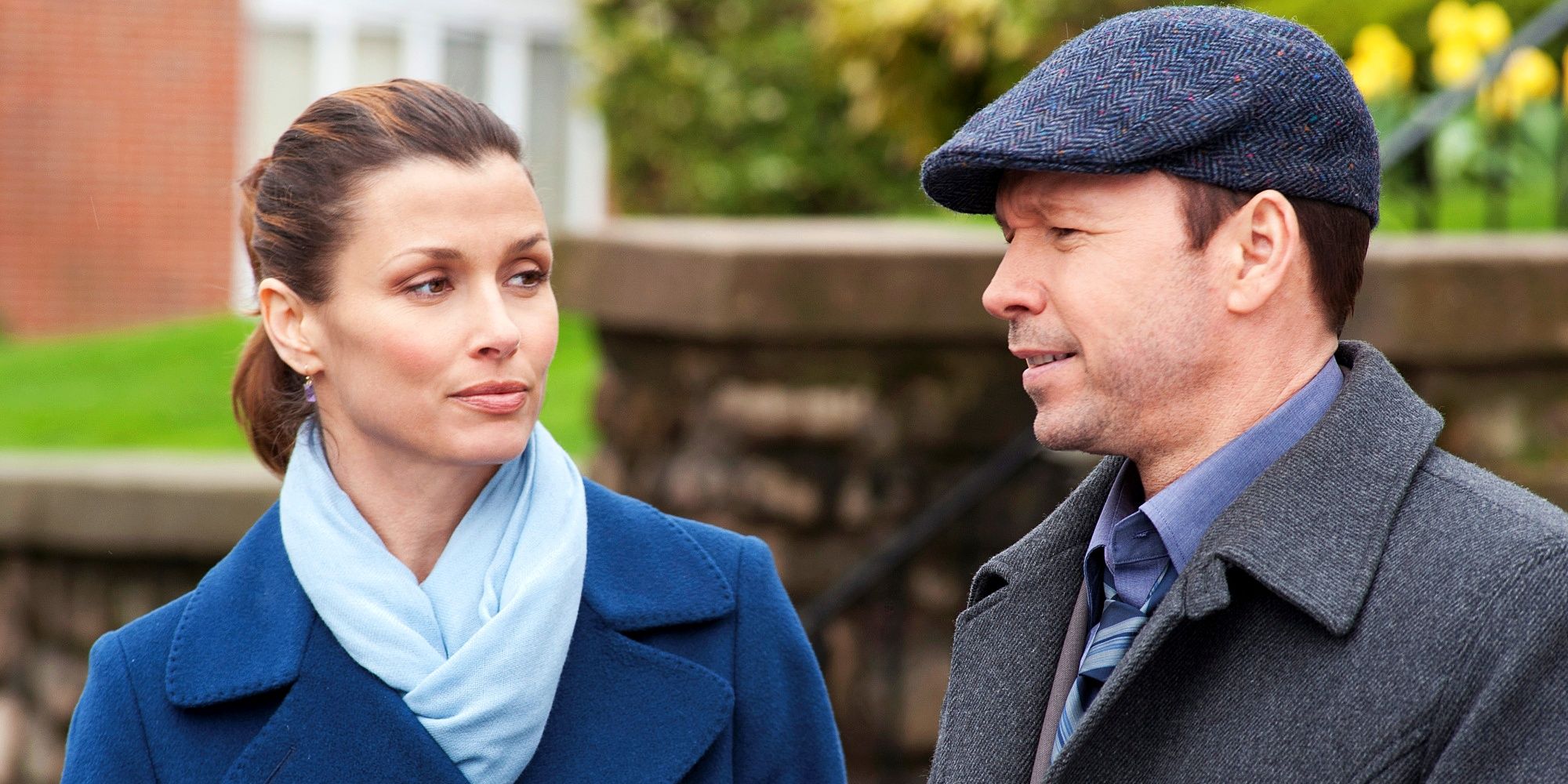 Bridget Moynahan come Erin Reagan e Donnie Wahlberg come Danny Reagan in Blue Bloods
