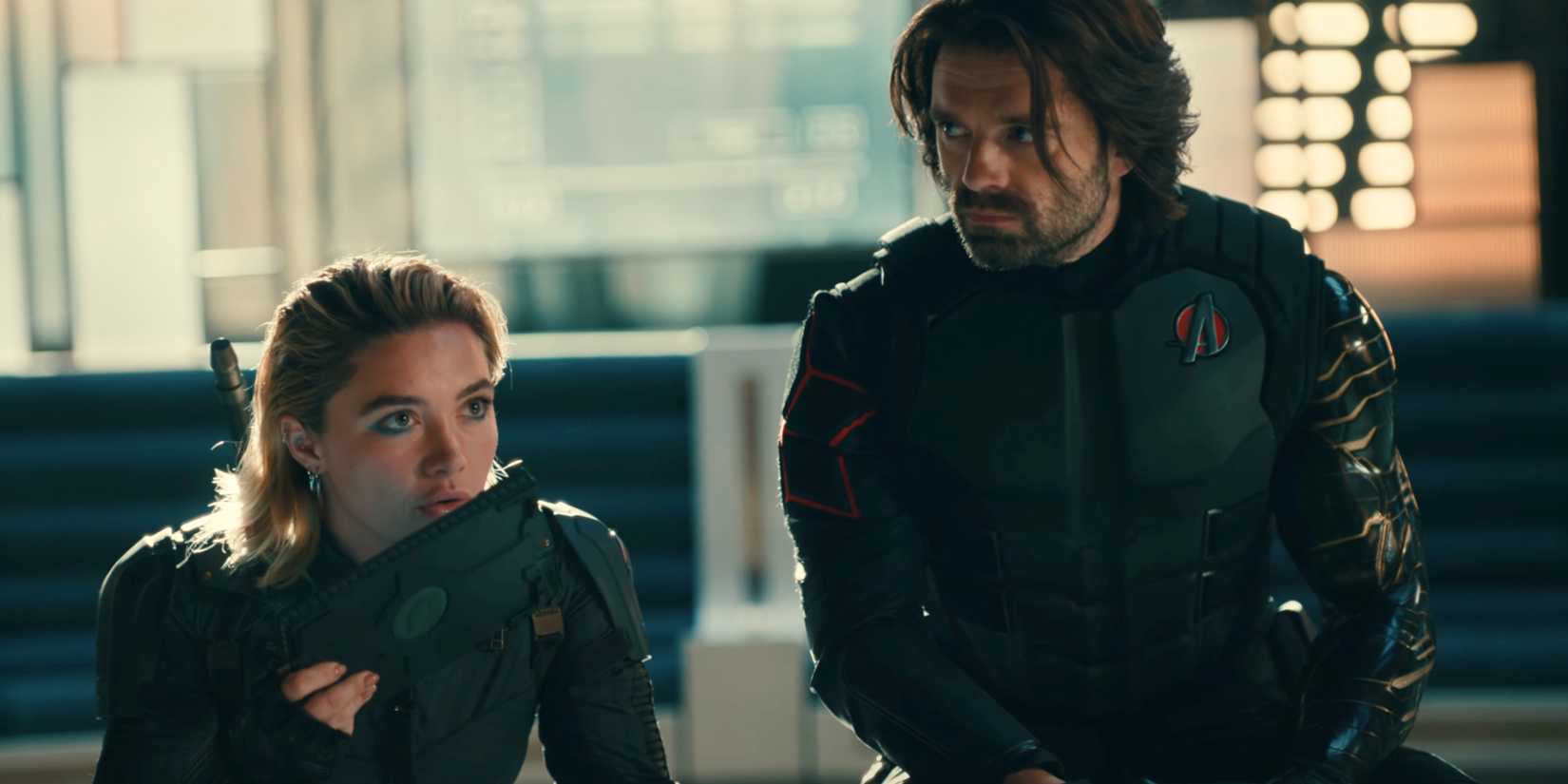 Bucky and Yelena nella scena post-credit di Thunderbolts MCU