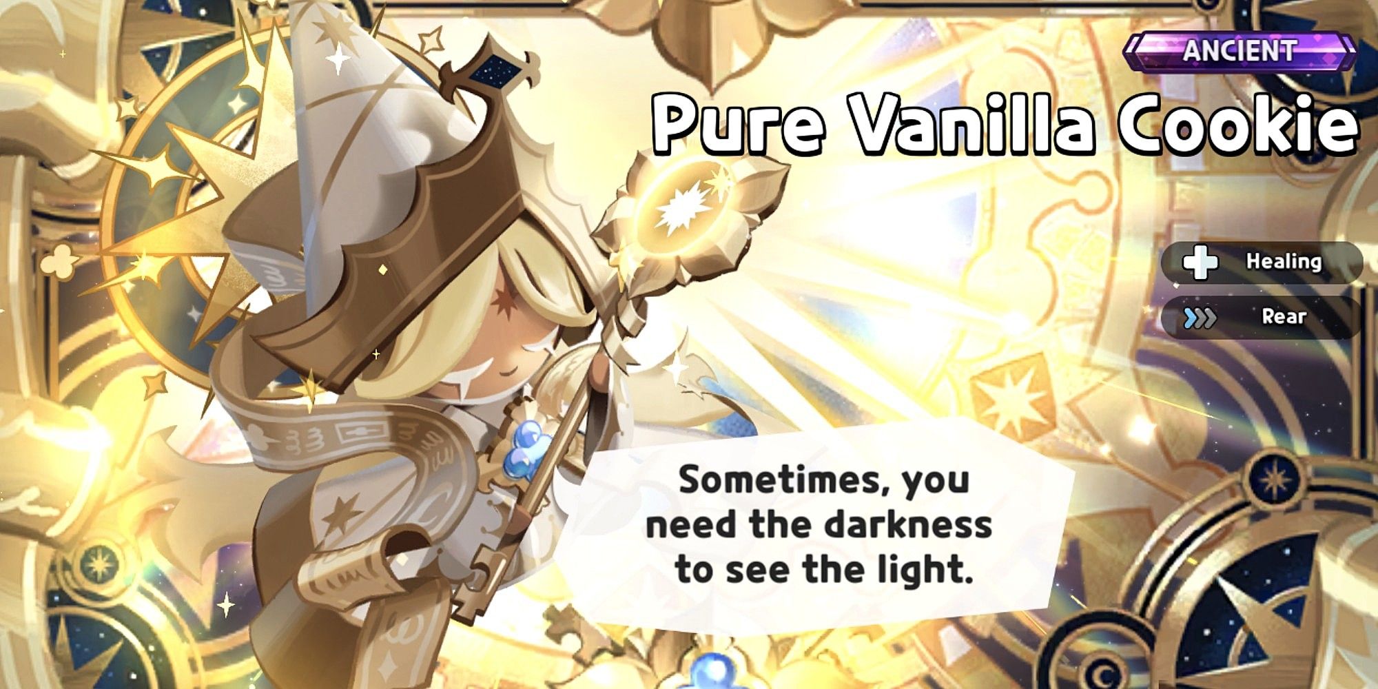 Cookie Run Kingdom Awakened Pure Vanilla Cookie's Gacha Art