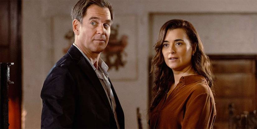 Cote de Pablo & Michael Weatherly in NCIS Tony & Ziva