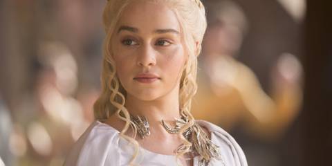 Daenerys looking regal in Game of Thrones