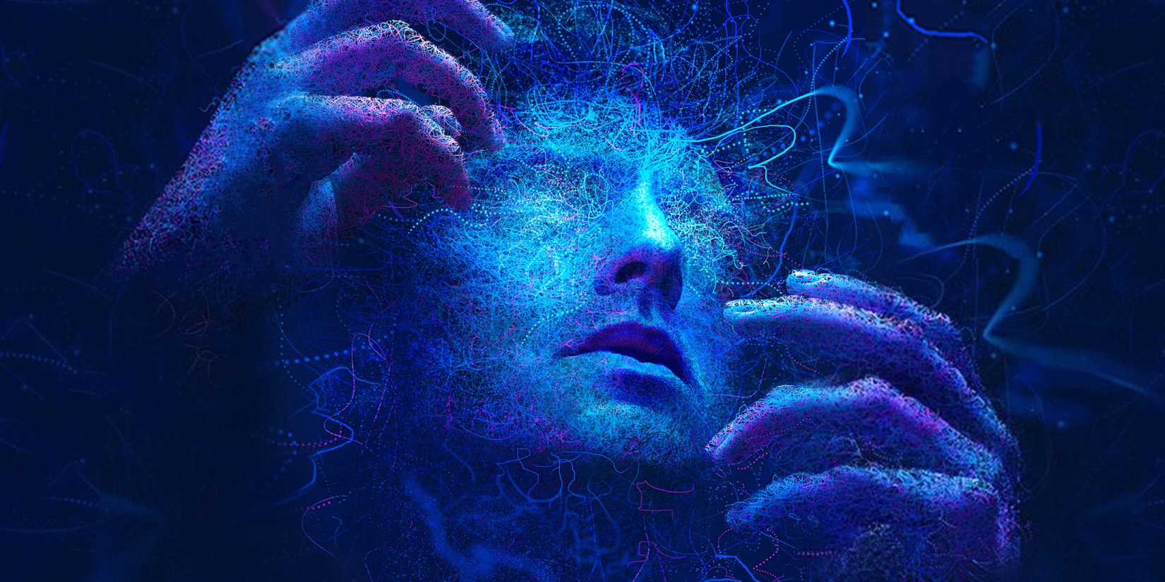 David Haller disadvates himself like a blue entity in the show of the Legion of Fox