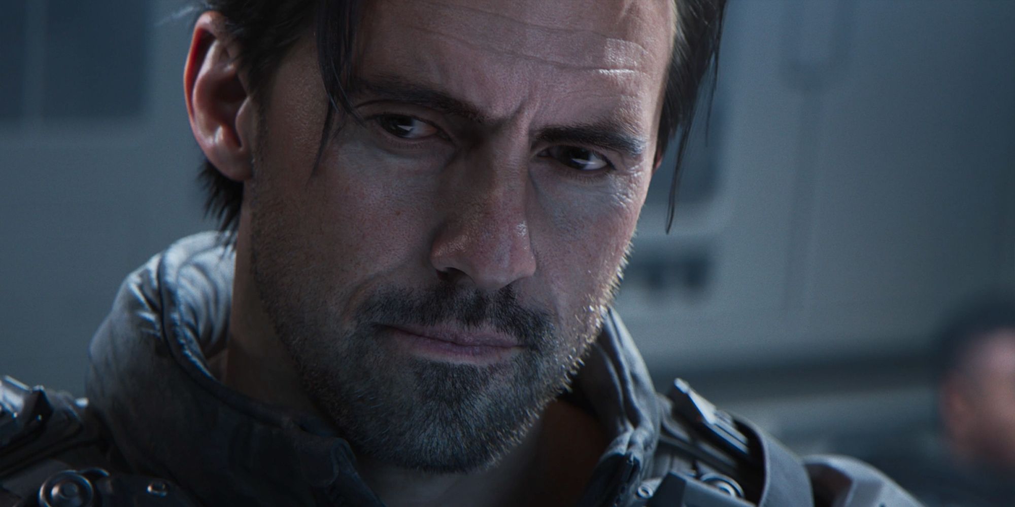Black Ops 7's David Mason looking solemn.