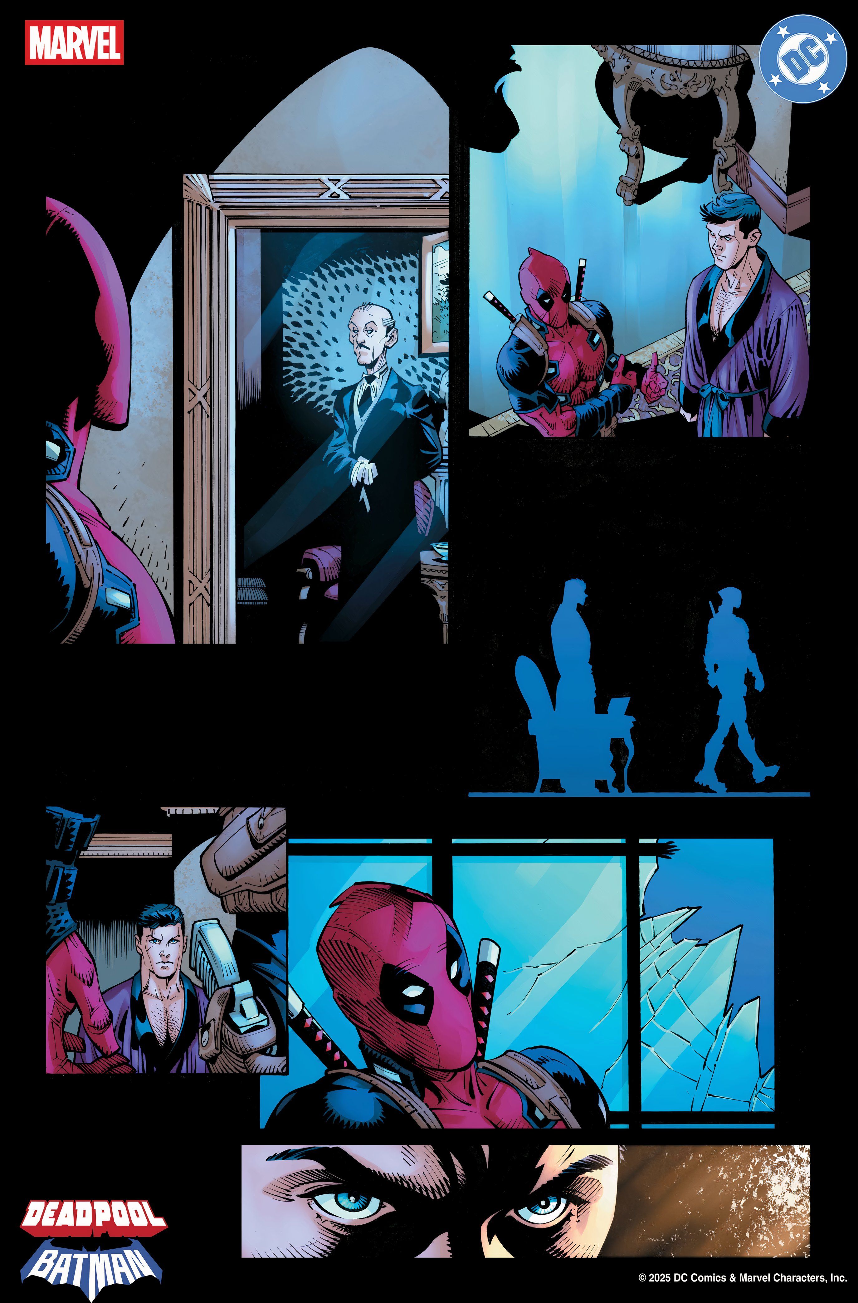 Deadpool Meets Batman: Marvel and DC’s Titans Clash in Amazing Preview