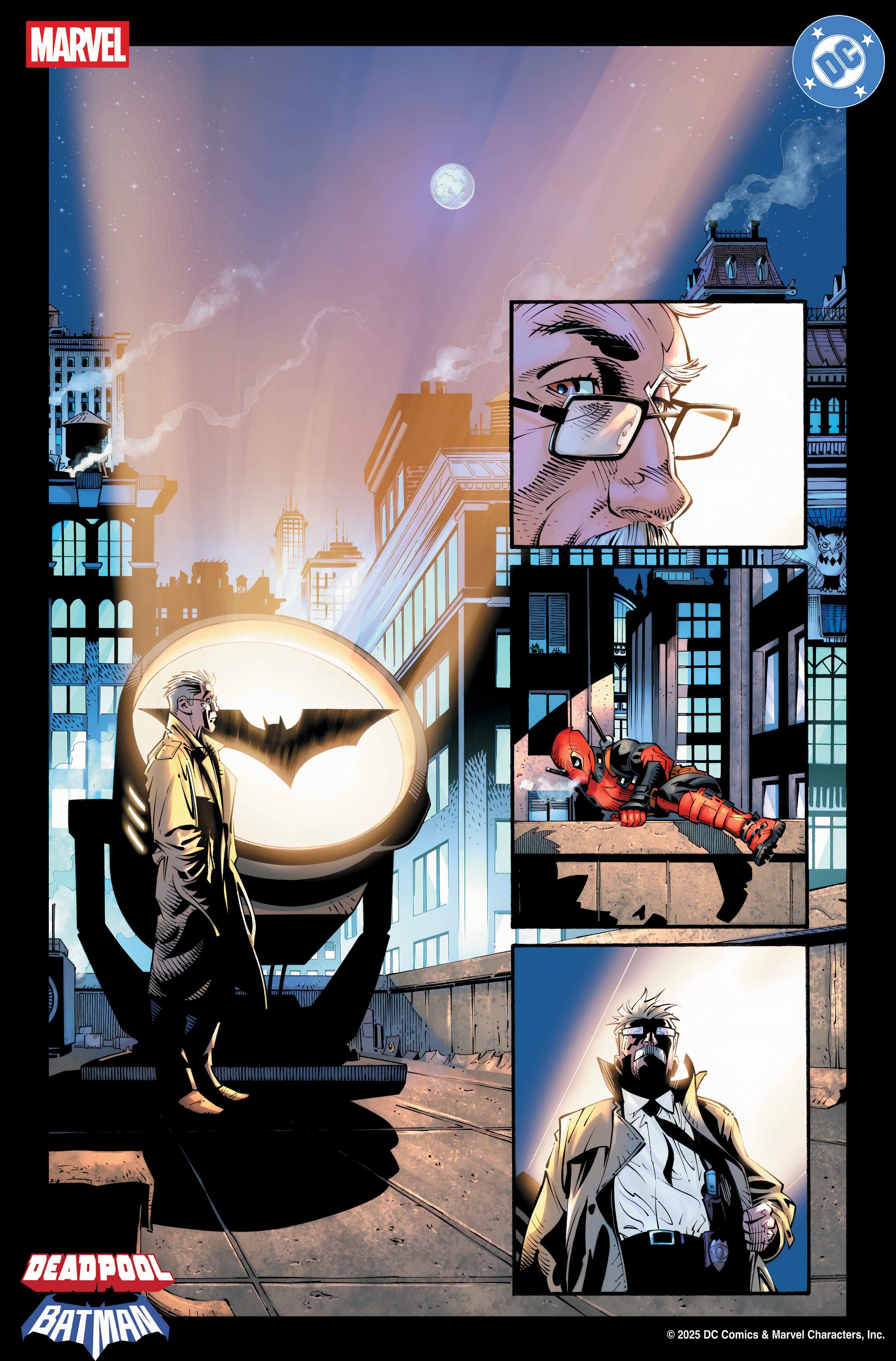 Deadpool Meets Batman: Marvel and DC’s Titans Clash in Amazing Preview