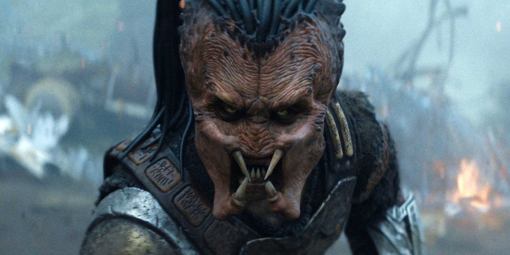 Dek looking angry in Predator Badlands