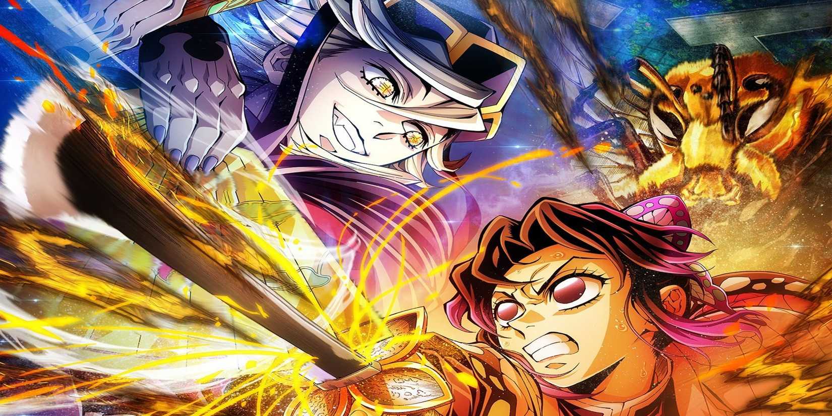 Key visual featuring Shinobu and Douma