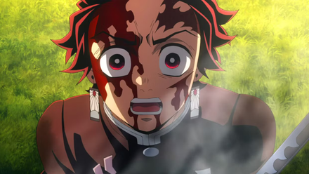 Demon Slayer Tanjiro Shocked