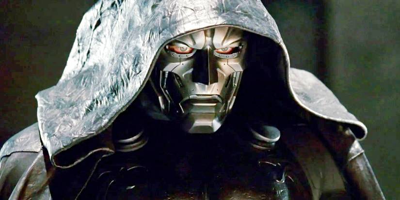Doctor Doom in his dark cloak in Fantastic Four Rise of the Silver Surfer