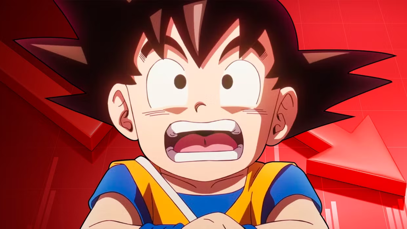 Dragon Ball Daima - Goku looking shocked surprised anime featured image