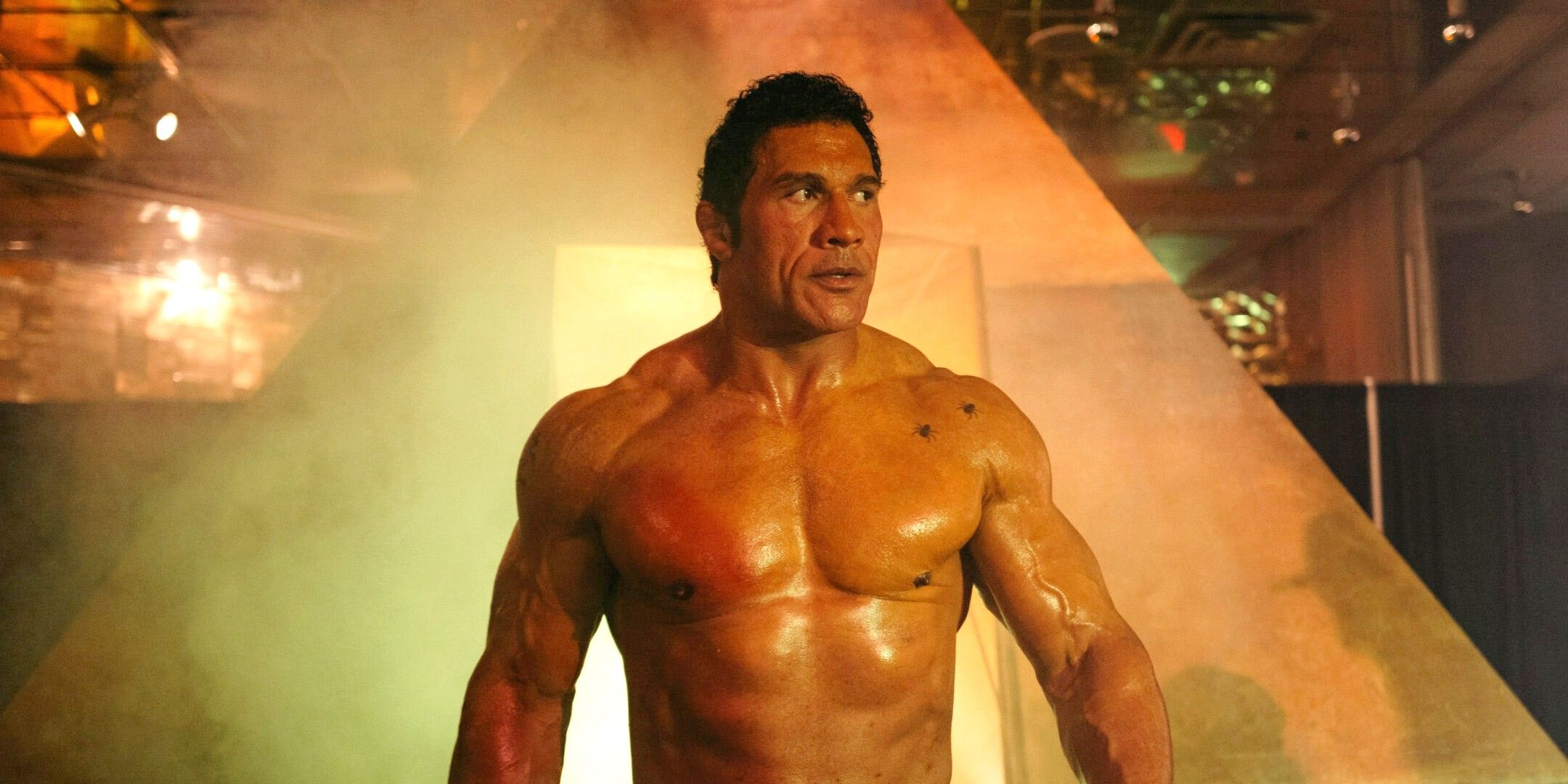 dwayne johnson in the smashing machine