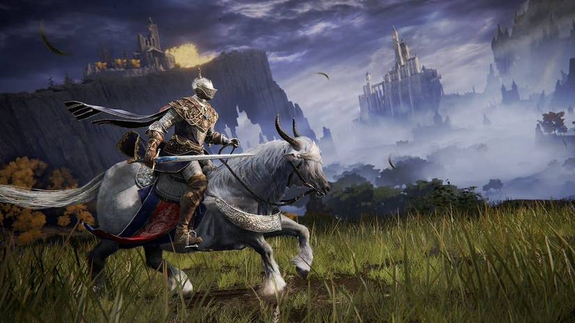 Elden Ring riding horse with new skin