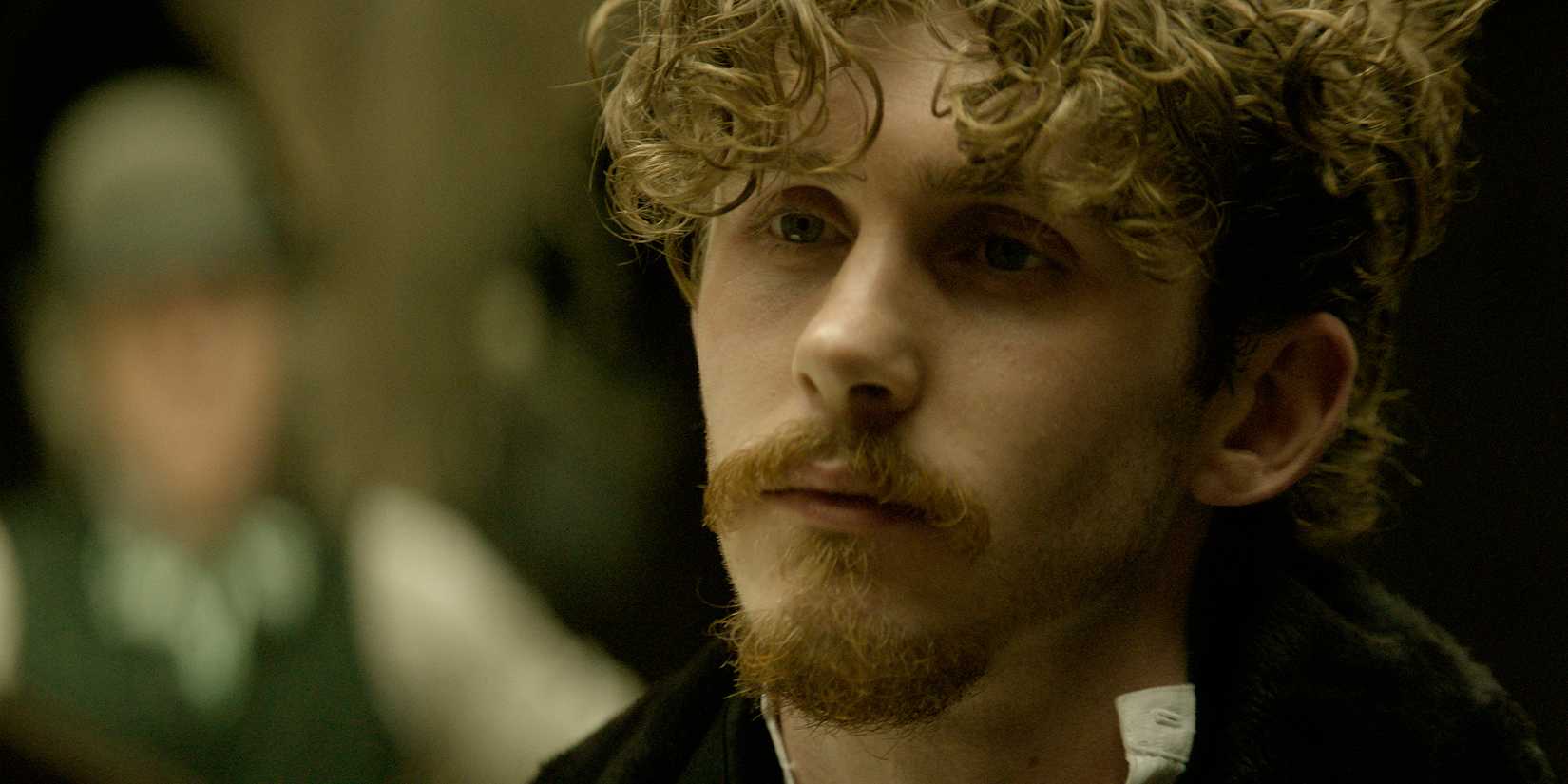 Fionn O'Shea looking disappointed from House of Guinness