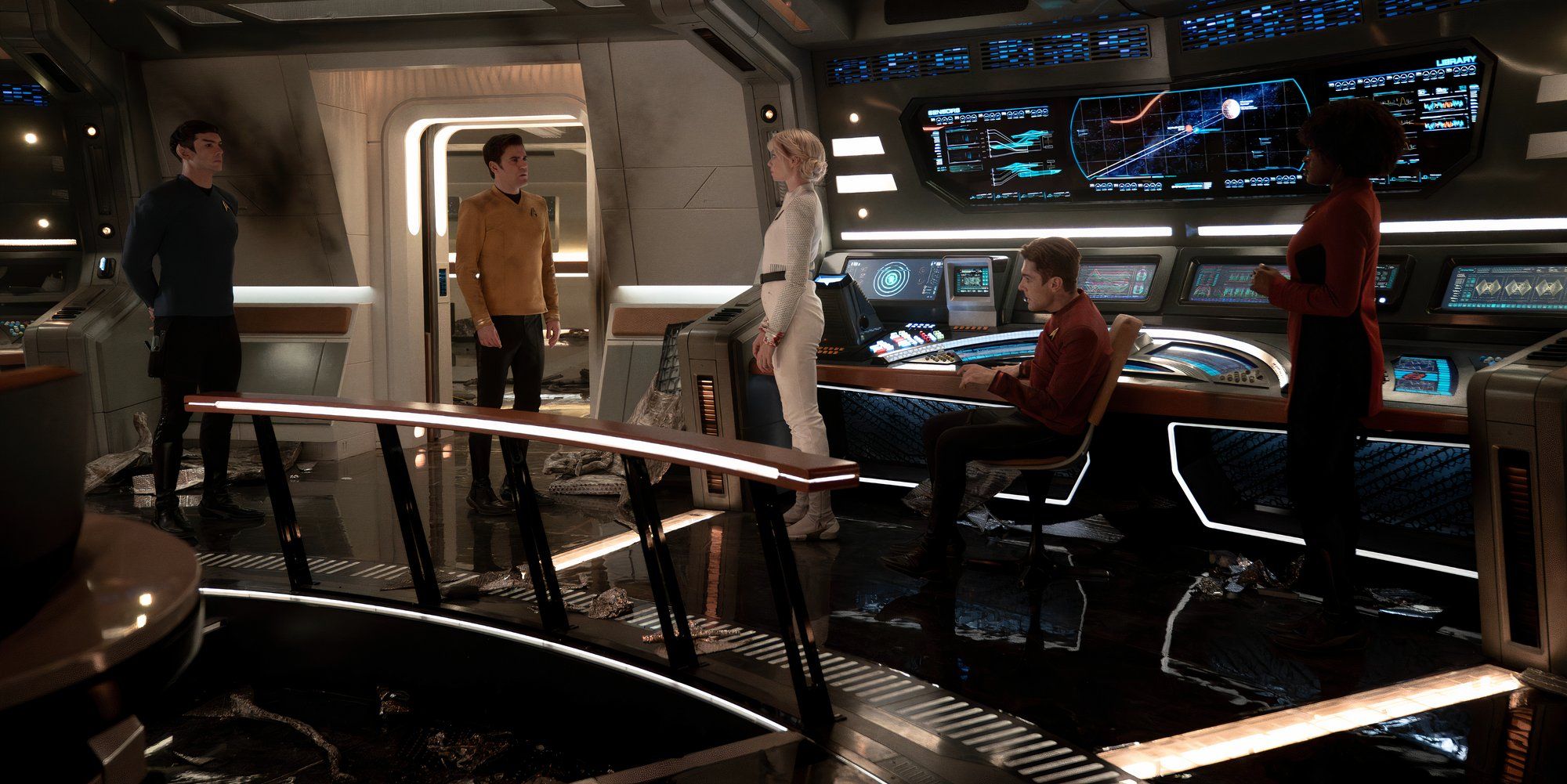 Future Enterprise Crew with Kirk