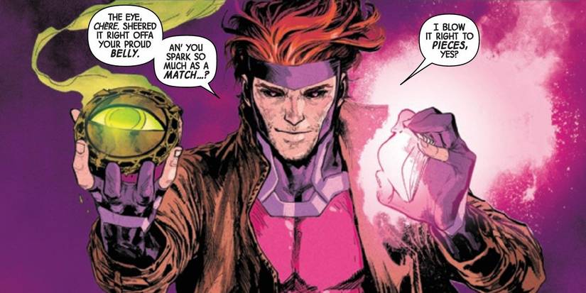 Gambit steals the Eye of Agamotto in Uncanny X-Men 2024 #1