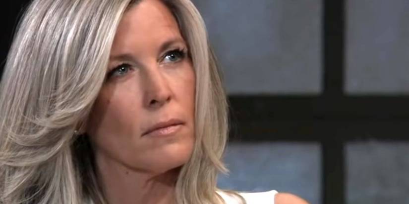 General Hospital's Laura Wright As Carly Spencer Looking Serious