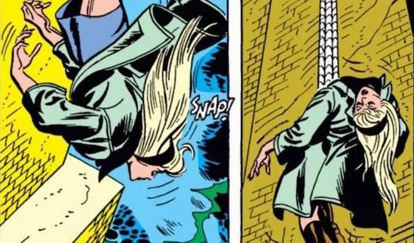 Gwen Stacy's neck snaps