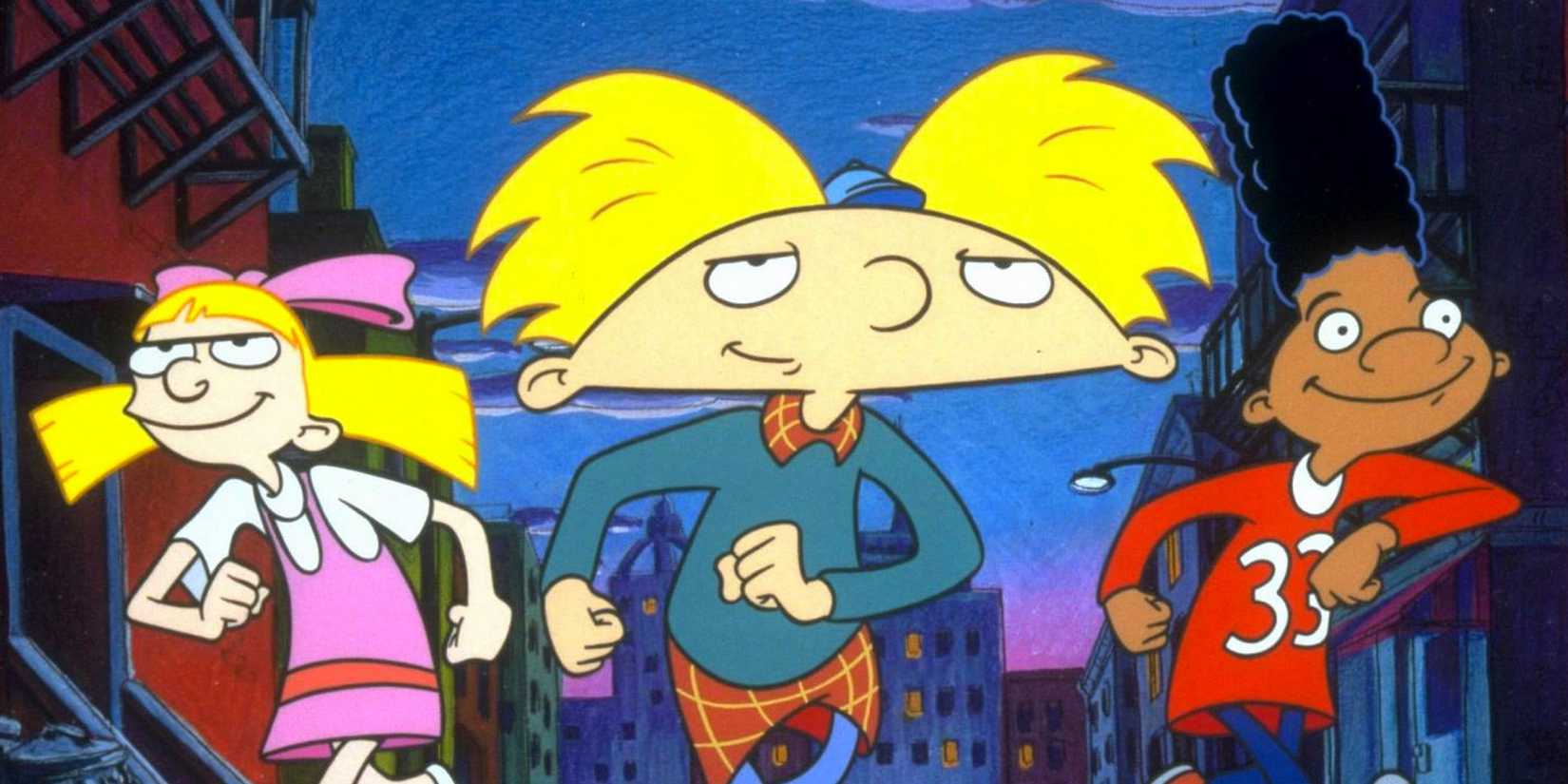 Hey Arnold Helga Arnold and Gerald walking