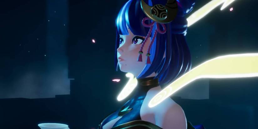 Palworld boss character from new faction in Sakurajima DLC.