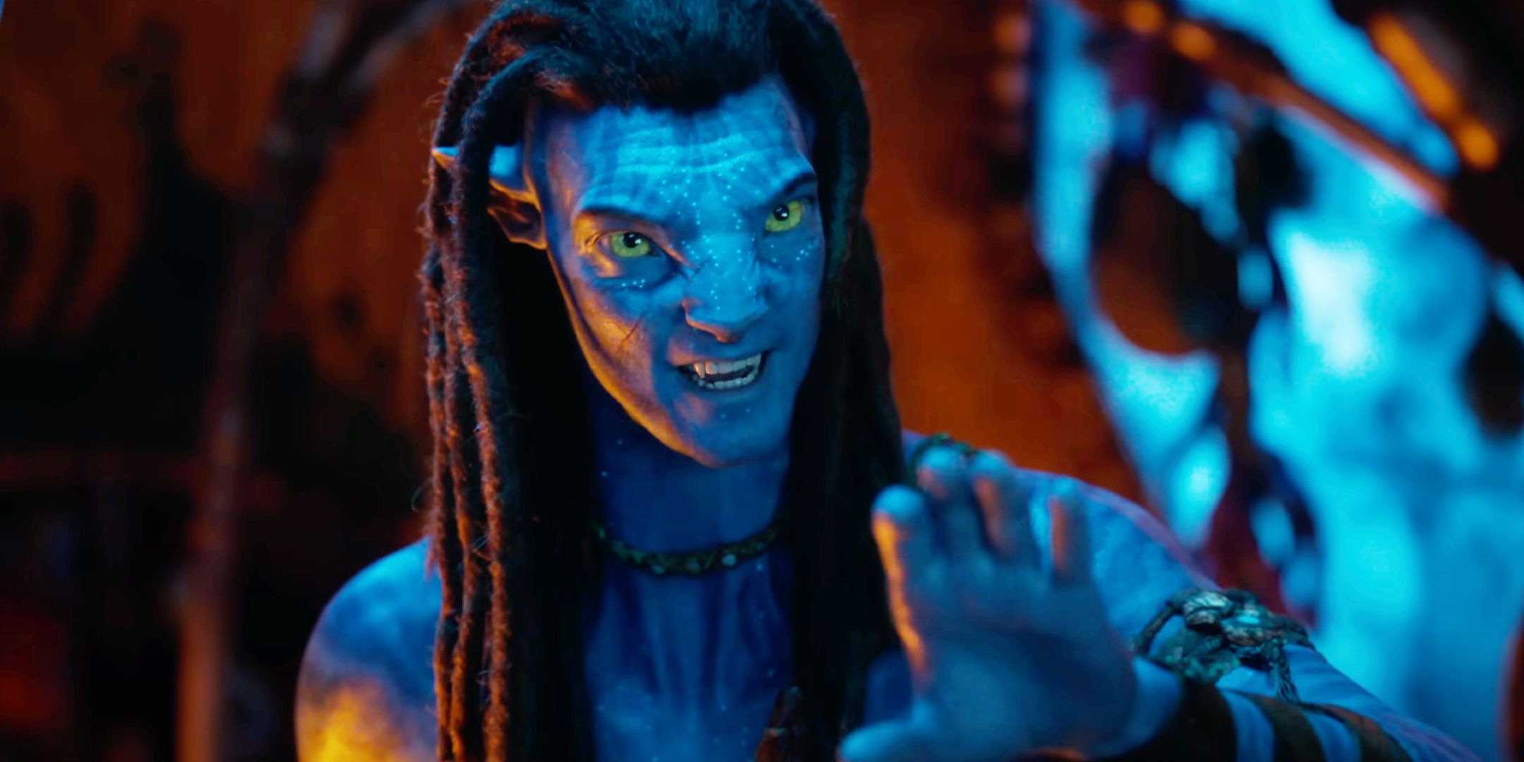 Jake Sully arrabbiato in Avatar Fire and Ash