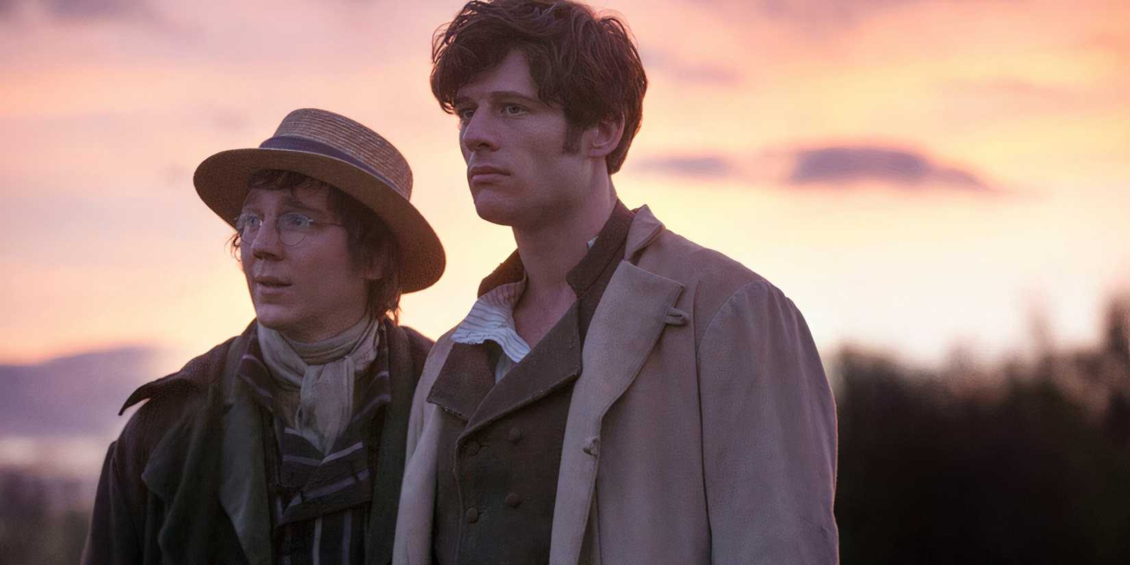 James Norton and Paul Dano in the TV show War and Peace