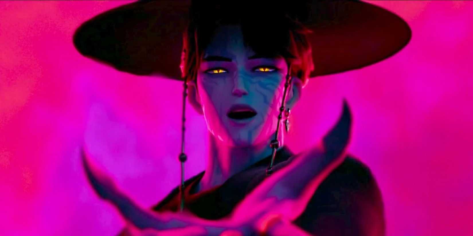 Jinu looks terrifying in an image from KPop Demon Hunters