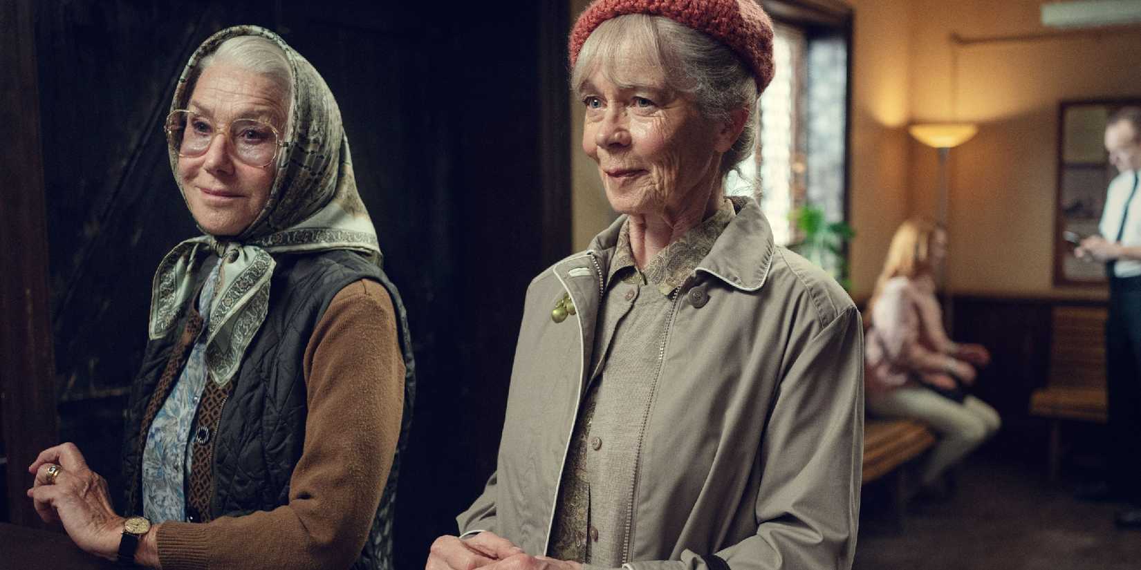 Joyce and Elizabeth go to the police station in The Thursday Murder Club