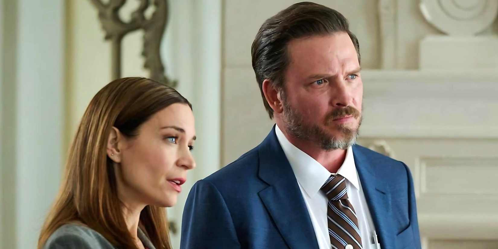Law and Order Toronto characters looking to the left