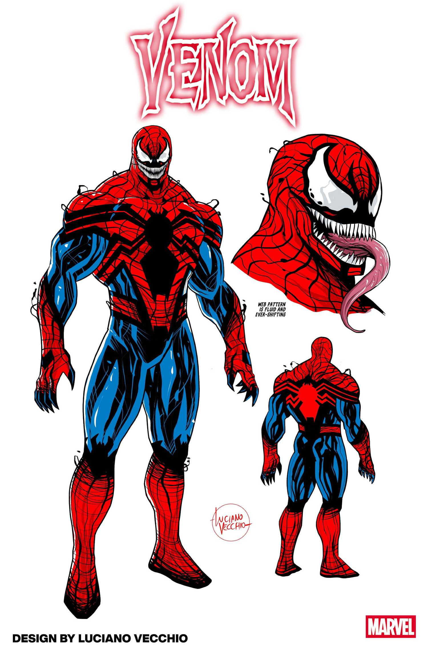 Venom Inverted Color Venom Debuts New Color Scheme Inspired by Spider-Man