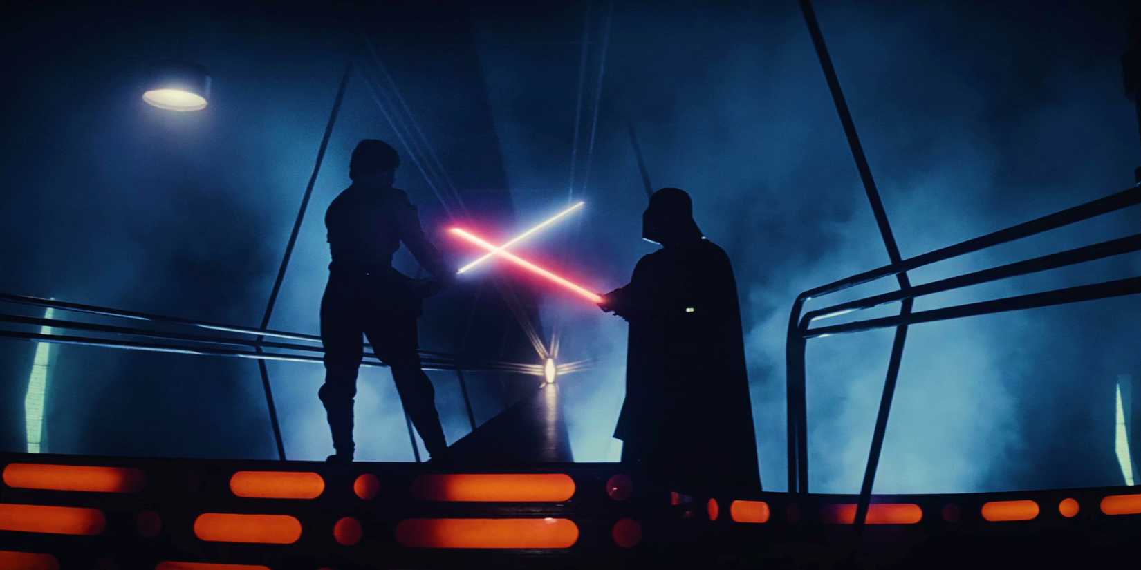 Luke Skywalker vs Darth Vader in Star Wars The Empire Strikes Back