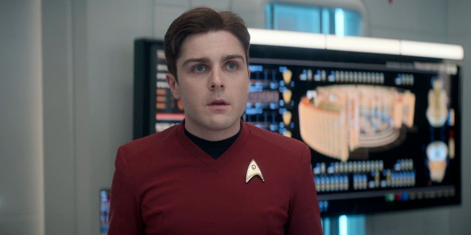 Martin Quinn nei panni di Lt Scottie in Star Trek Strange New Worlds