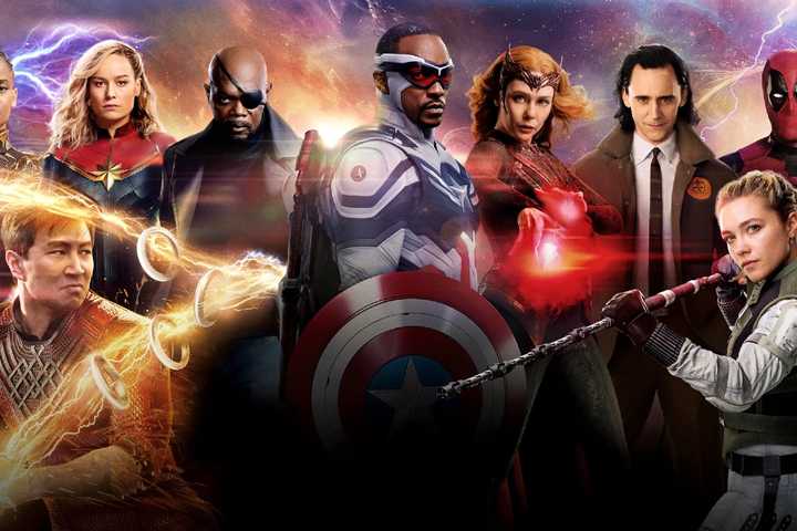 Marvel Studios' MCU Banner for Disney+ during the Multiverse Saga