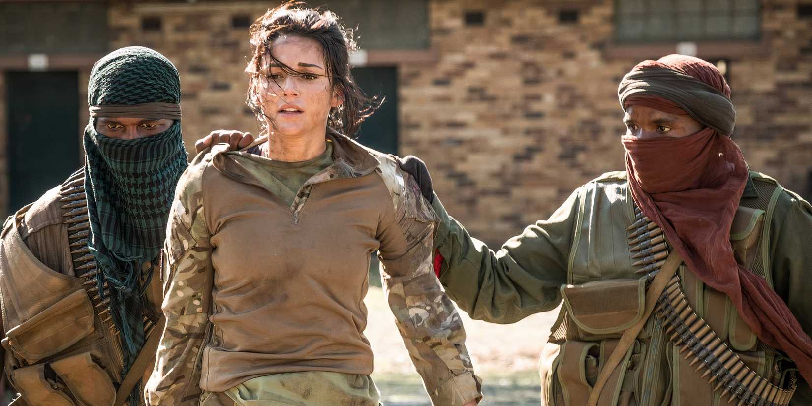 Michell Keegan captured in the TV Show Our Girl