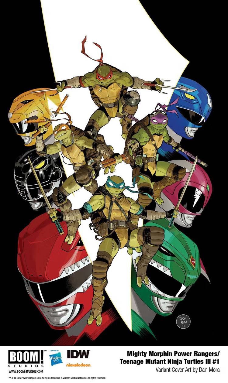 Power Rangers & Ninja Turtles Unite in Epic '90s Comic Crossover