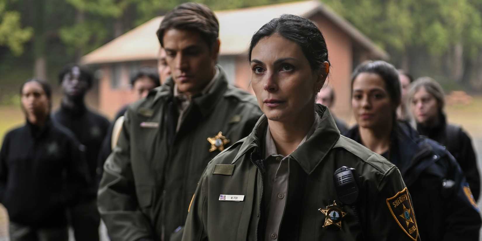 Morena Baccarin as Sheriff Mickey Fox in Fire Country season 2