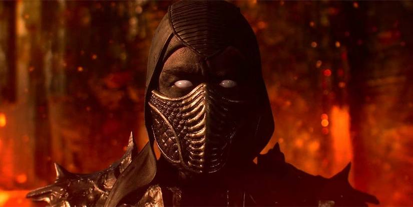 Noob Saibot in the Netherrealm in Mortal Kombat 2.
