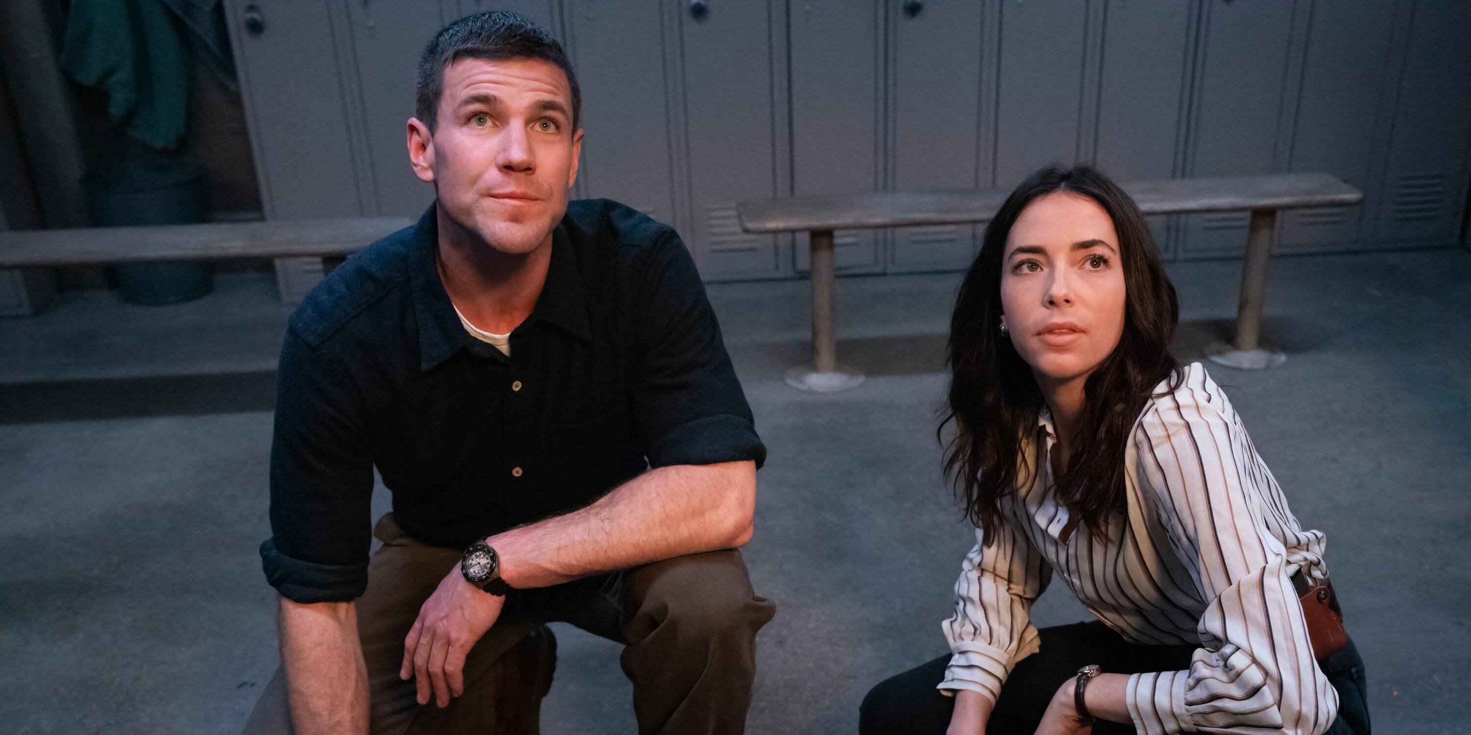 Austin Stowell as Leroy Gibbs and Mariel Molino as Lala Dominguez in NCIS: Origins