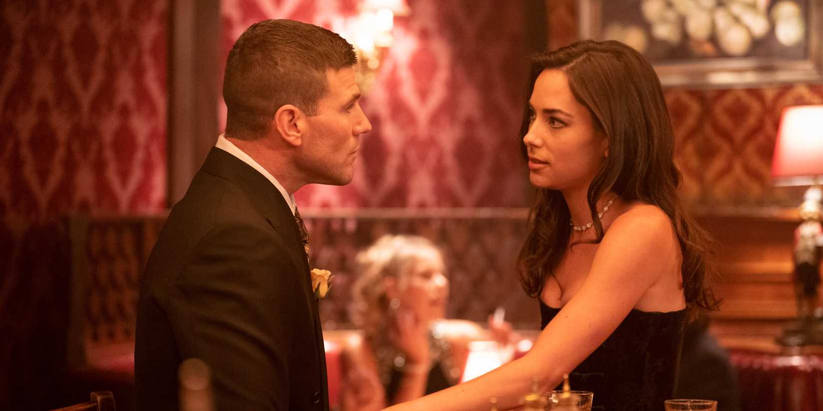 Gibbs and Lala in NCIS: Origins on an undercover operation on a date