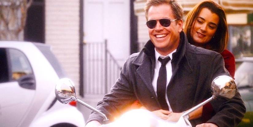 NCIS Tony and Ziva on a bike in Paris