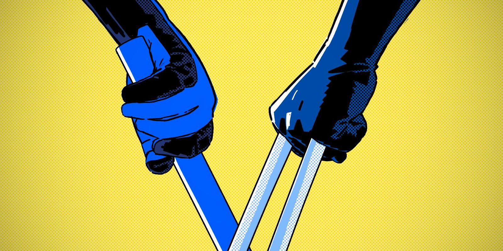 Nightwing and Wolverine Crossover Comic Art by Bruno Redondo