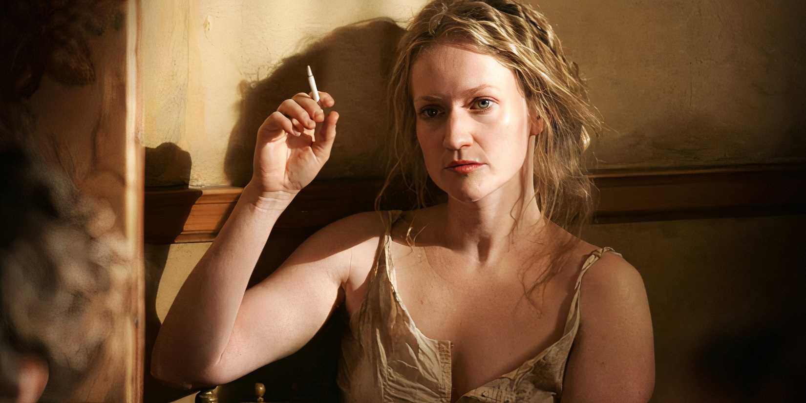 Paula Malcomson no final de Deadwood