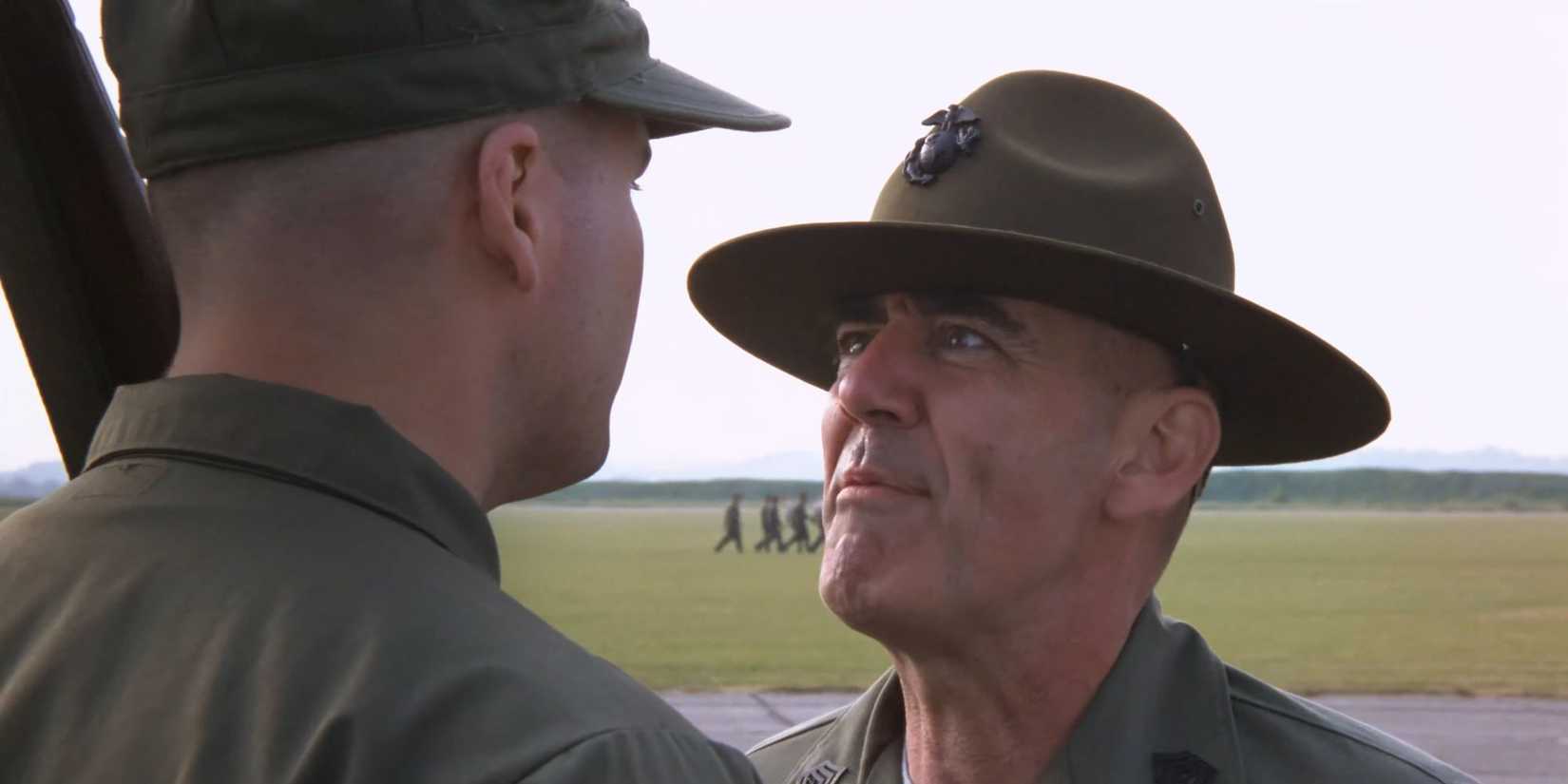 R. Lee Ermey as Gunnery Sergeant L. Hartman in Full Metal Jacket