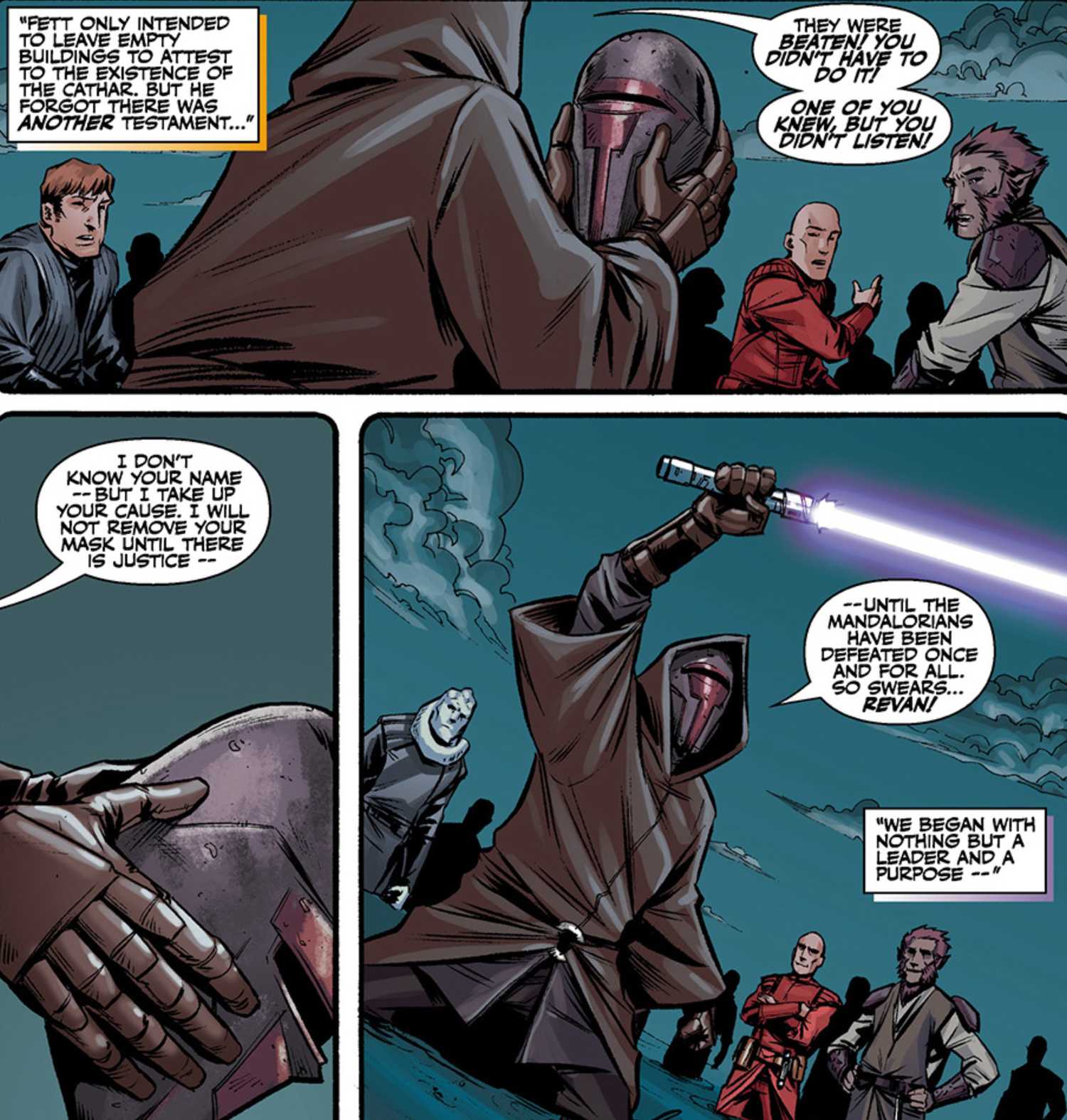 Refan Mask Darth Revan's Mandalorian Mask Origin Explained
