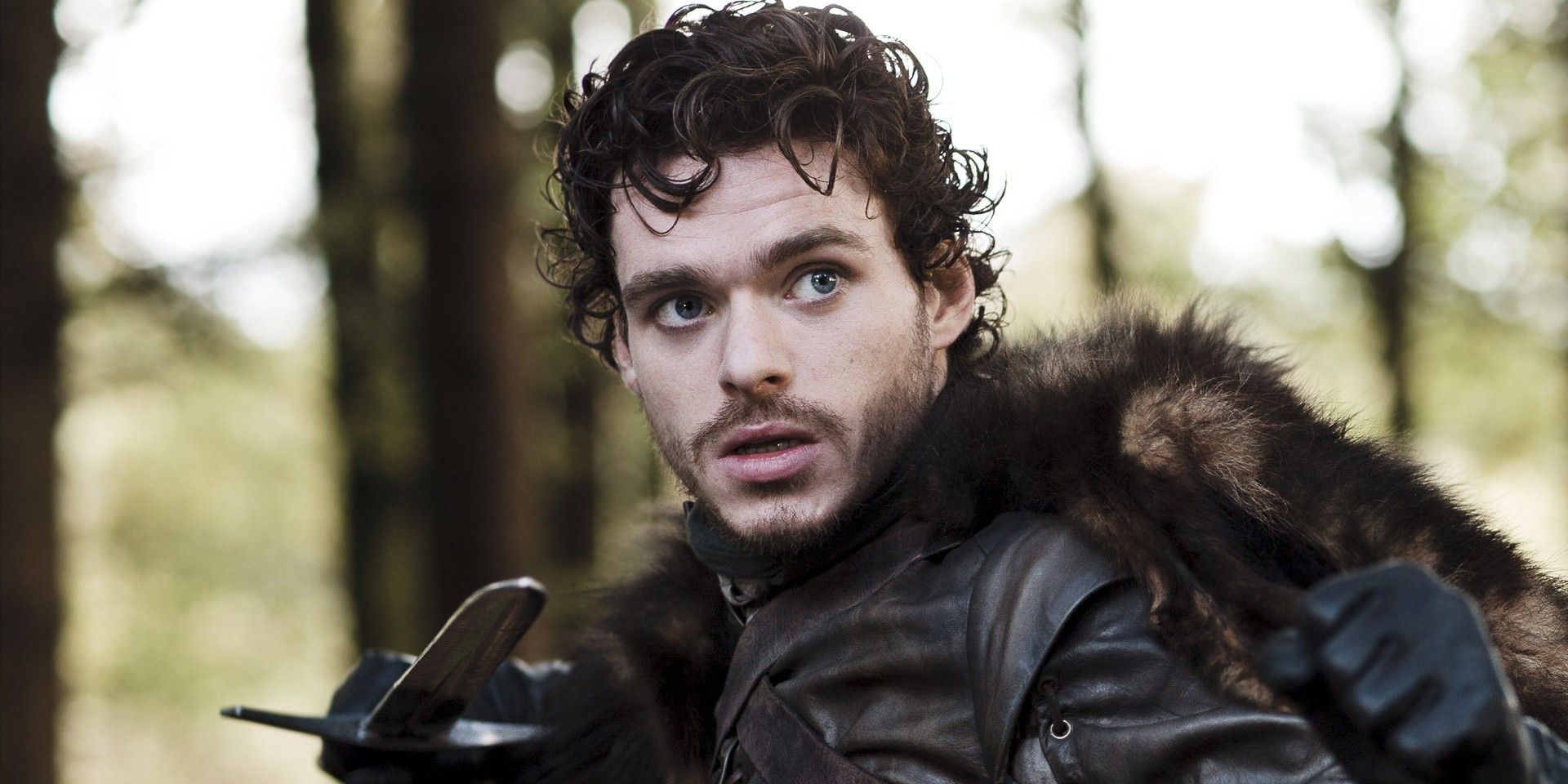 Richard Madden nei panni di Robb Stark in Game of Thrones