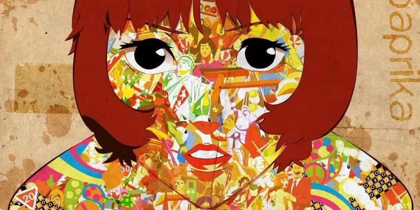 Arte do pôster do filme Paprika de Satoshi Kon.