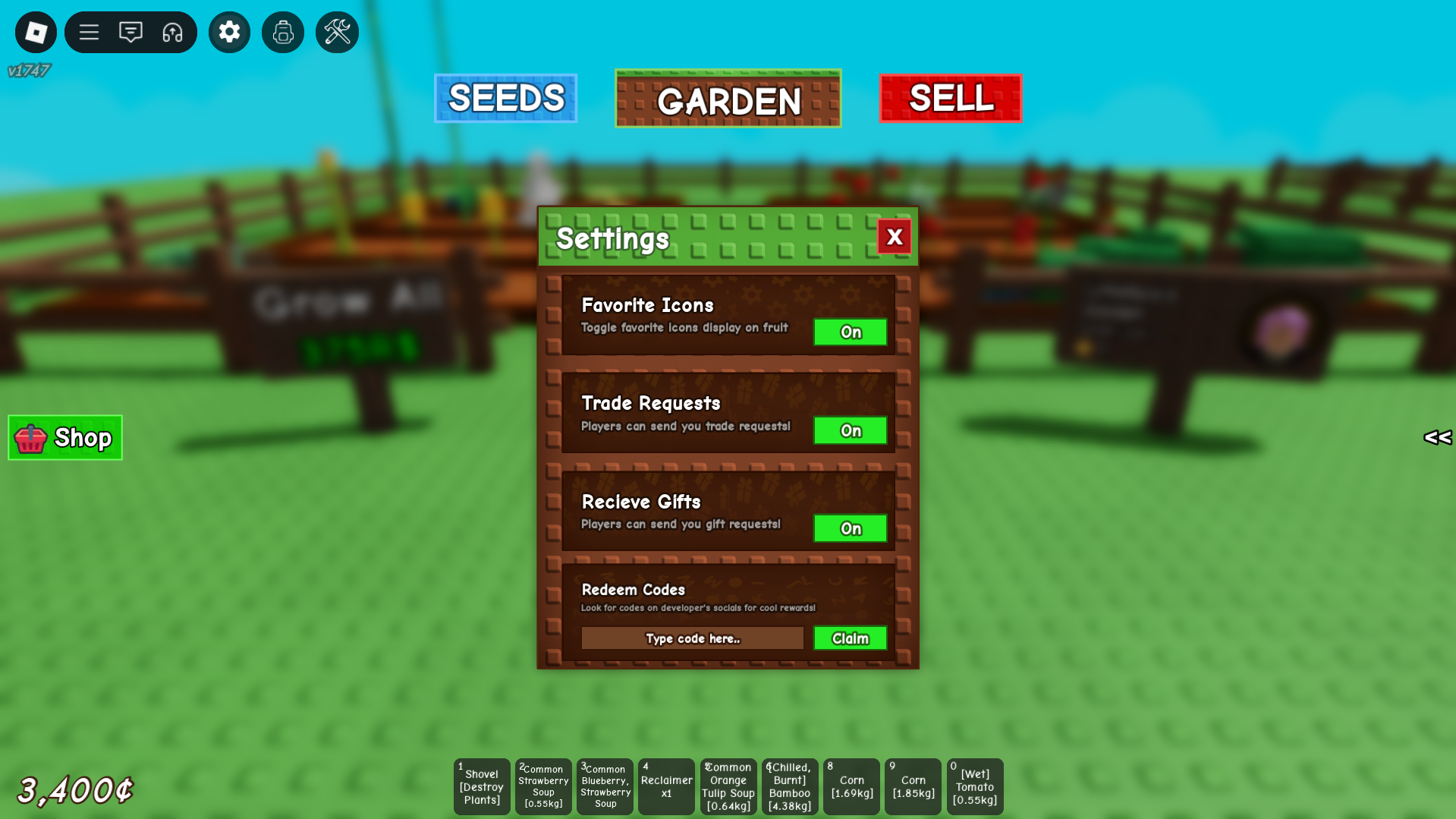Grow a Garden: Códigos ativos para OUTUBRO de 2025 - Roblox - BLOG GGMAX