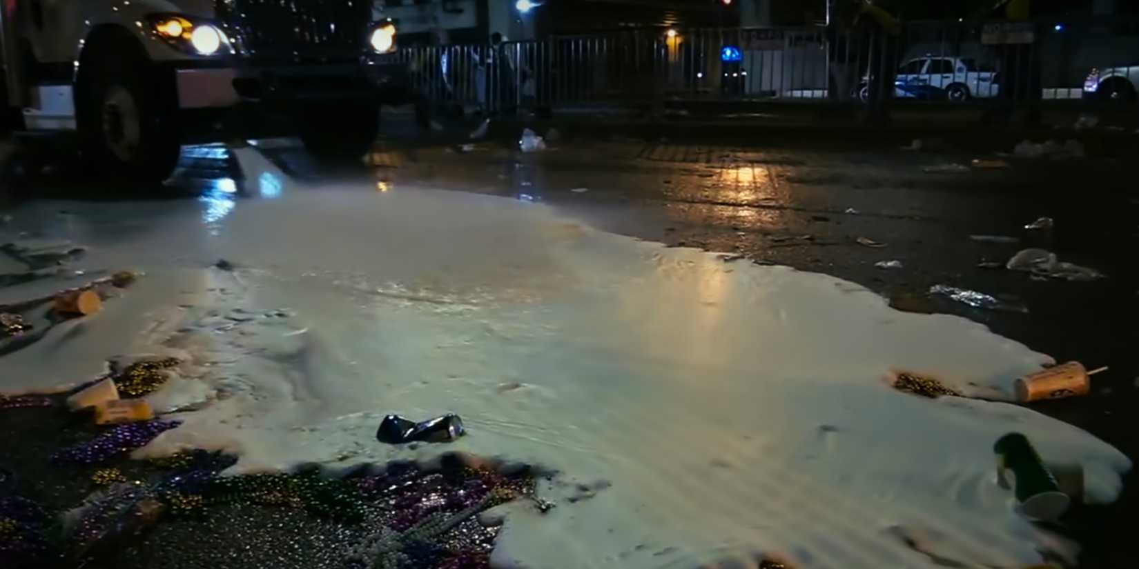 A street floods in Katrina: Come Hell and High Water