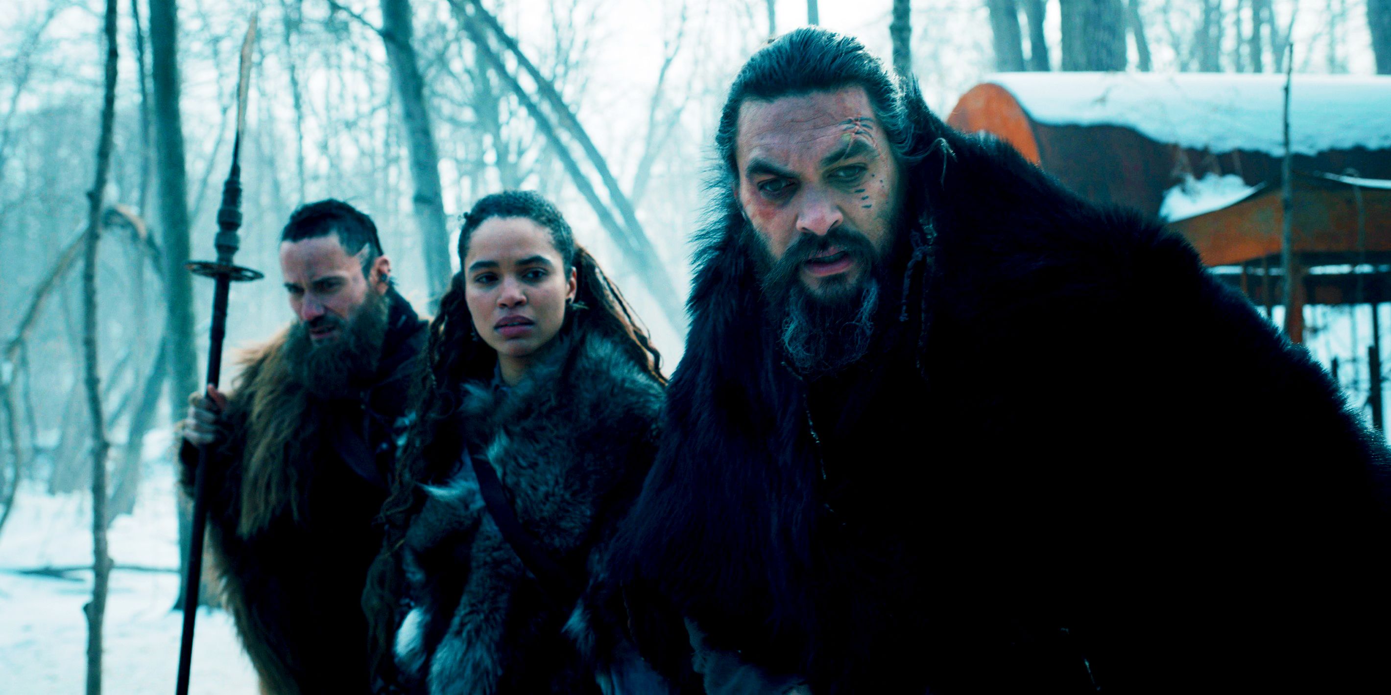 Jason Momoa em cena da série See