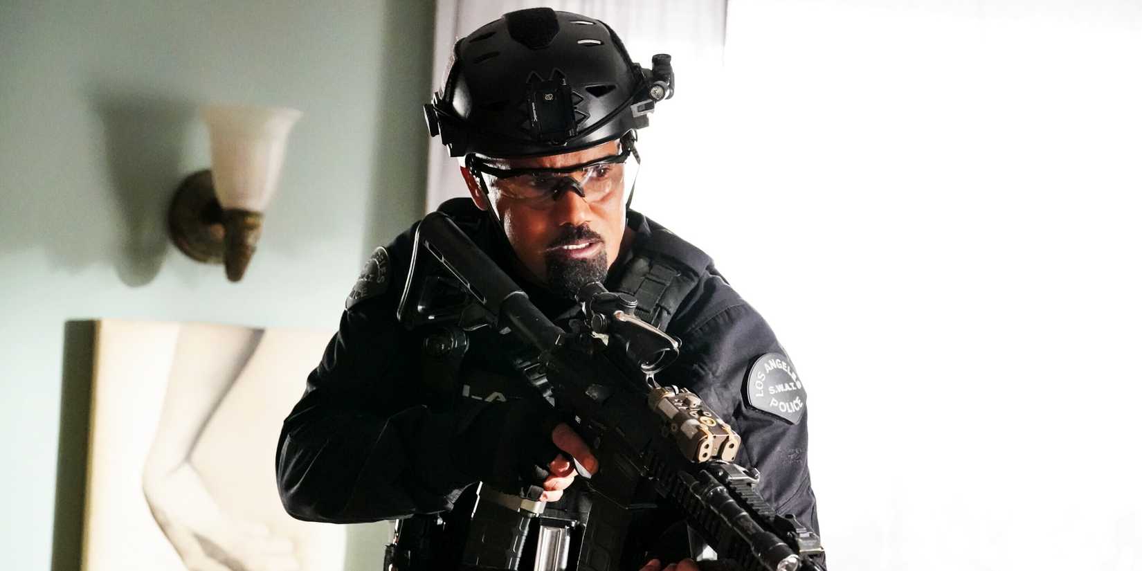 Shemar Moore as Hondo in tactical gear in S.W.A.T.
